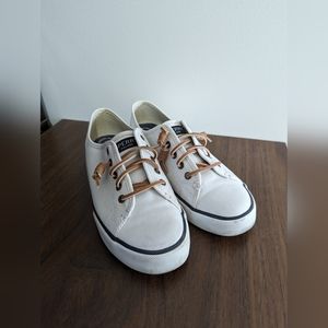 Women's White Sperry's